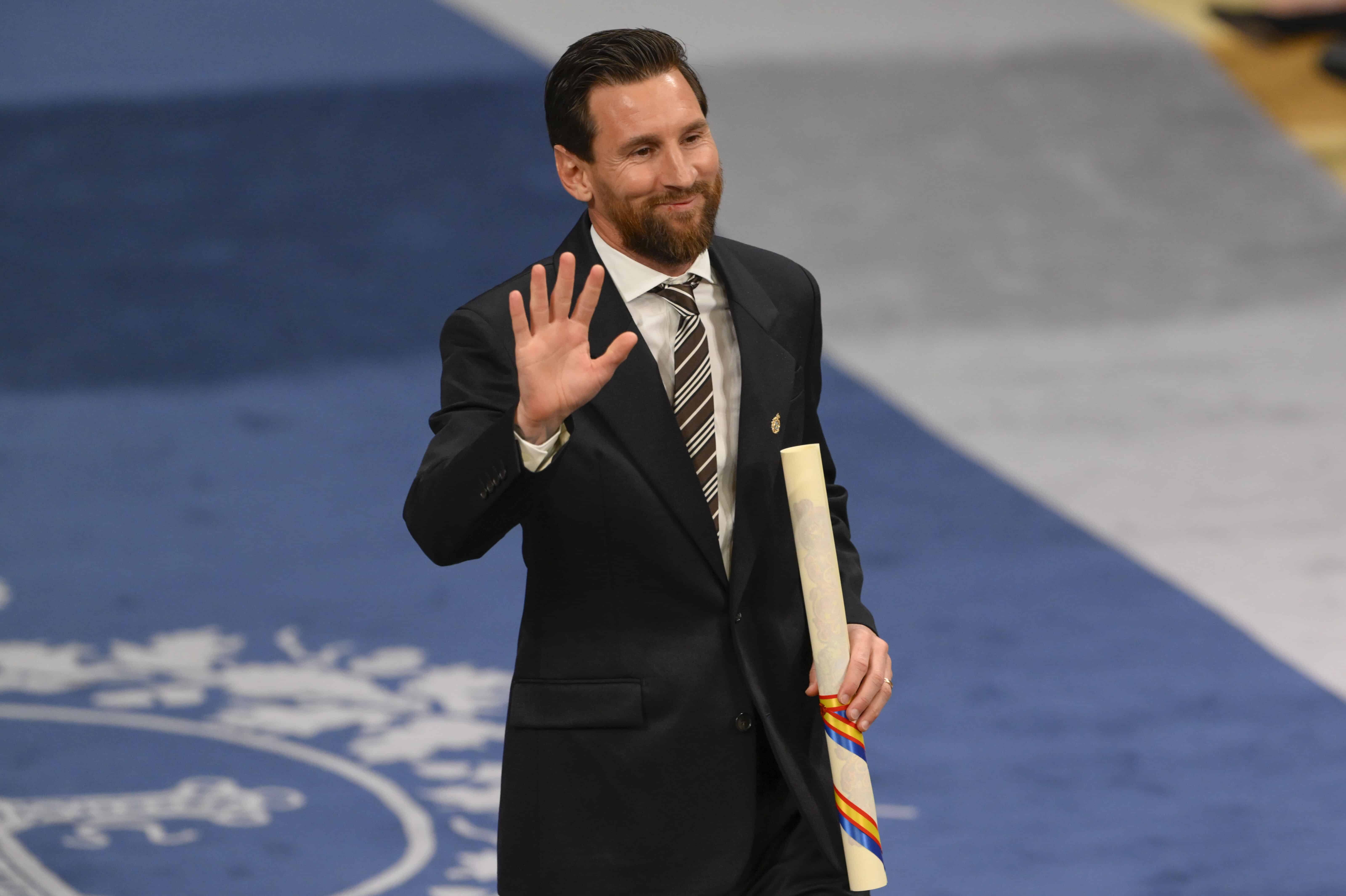 Lionel Messi recibe el Premio Princesa de Asturias de los Deportes