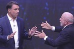 Lula y Bolsonaro se llaman "lamebotas" y "nueve dedos" en último debate electoral Lula y Bolsonaro se llaman "lamebotas" y "nueve dedos" en último debate electoral