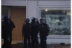 Disturbios en varias ciudades francesas al t&eacute;rmino de las manifestaciones
