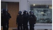 Disturbios en varias ciudades francesas al t&eacute;rmino de las manifestaciones