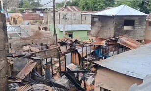 Madrugada de fuego en un barrio de Santiago: incendio afecta negocios y varias viviendas
