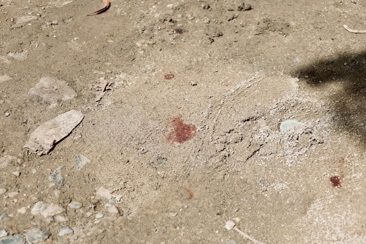 Sangre de la víctima