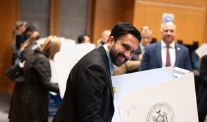 Mamdani vota de manera anticipada en Nueva York para las elecciones de medio mandato
