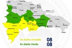 El COE coloca 16 provincias en alerta por lluvias asociadas a una vaguada El COE coloca 16 provincias en alerta por lluvias asociadas a una vaguada