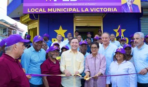 Johnny Pujols inaugura nuevo local del PLD en La Victoria