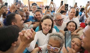 Mar&iacute;a Corina Machado ya se encuentra de regreso en Venezuela
