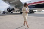 La rapera Nicki Minaj sube al avión presidencial y acompaña a Trump a un mitin en Michigan La rapera Nicki Minaj sube al avión presidencial y acompaña a Trump a un mitin en Michigan