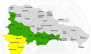 El COE incrementa los niveles de alerta en 13 provincias por aguaceros asociados a una vaguada