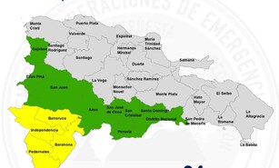 El COE incrementa los niveles de alerta en 13 provincias por aguaceros asociados a una vaguada