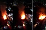 Incendio de más de cinco horas afecta fábrica de aceite en San Cristóbal Incendio de más de cinco horas afecta fábrica de aceite en San Cristóbal