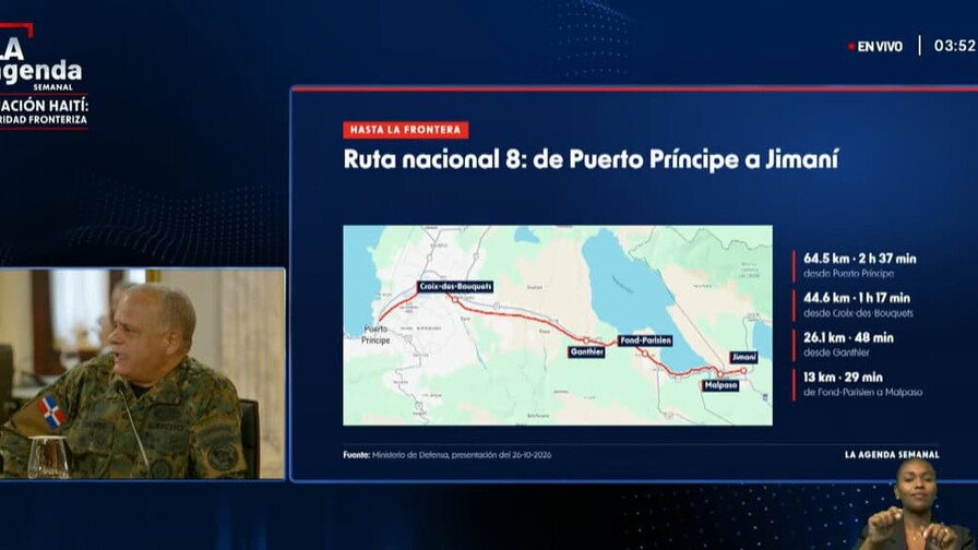 ¿A qué distancia están las bandas haitianas de la frontera dominicana? Esto dice ministro de Defensa ¿A qué distancia están las bandas haitianas de la frontera dominicana? Esto dice ministro de Defensa