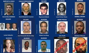 Por delitos graves: los 15 fugitivos m&aacute;s buscados por el Servicio de Alguaciles de EE. UU.