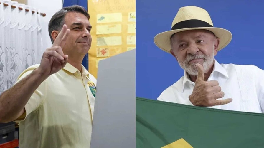 Con el 75 % escrutado, Lula tiene el 51 % de los votos; Flávio Bolsonaro, el 48.9 % Con el 75 % escrutado, Lula tiene el 51 % de los votos; Flávio Bolsonaro, el 48.9 %