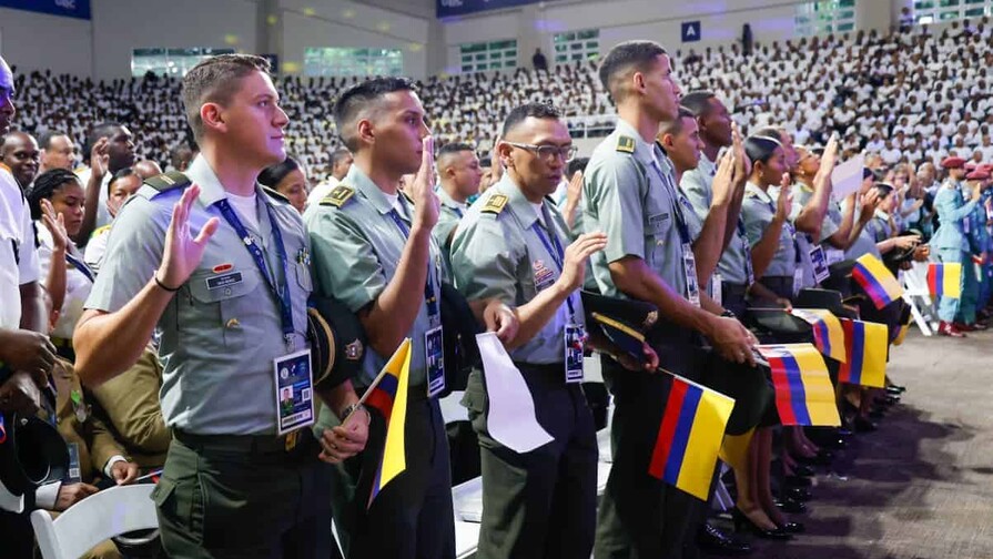 República Dominicana recibe a más de 600 policías de 32 países en juegos mundiales República Dominicana recibe a más de 600 policías de 32 países en juegos mundiales