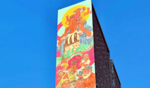 De Los Alcarrizos a NY: dominicano pinta mural en El Bronx considerado el m&aacute;s alto de EE. UU.