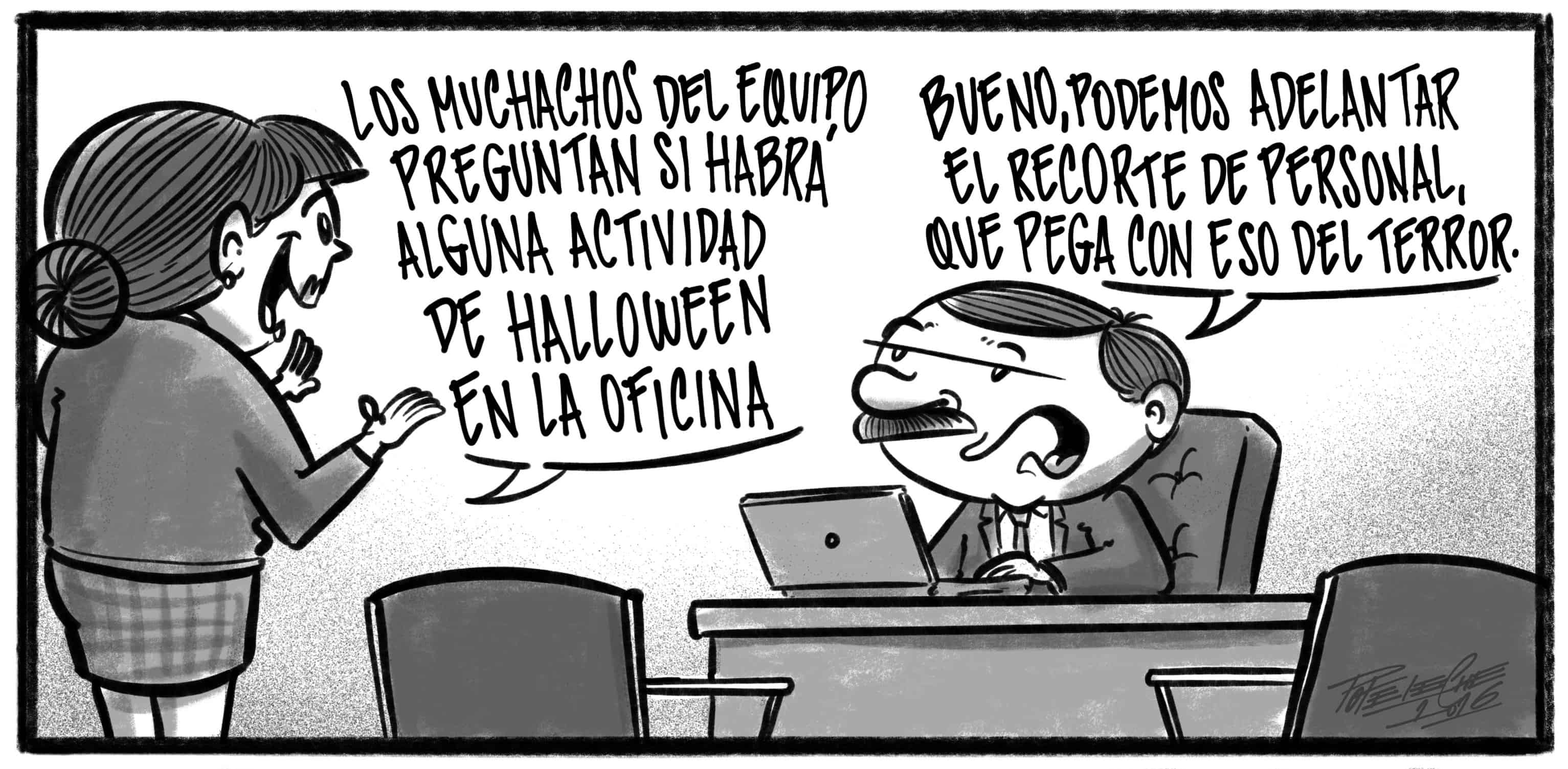Caricatura de Noticiero Poteleche 27 octubre 2026