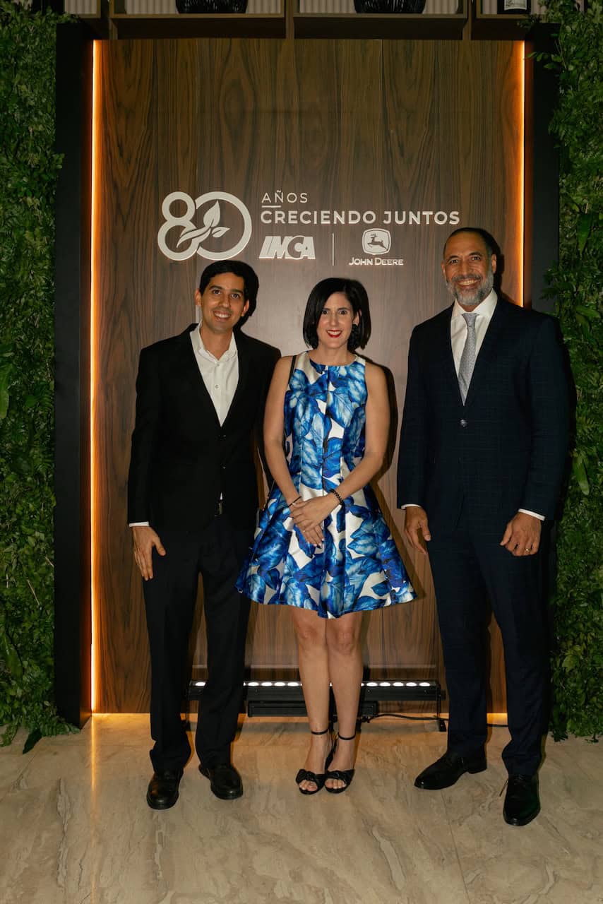 Juan Franco, Charlene Santana y Fernando Valerio.