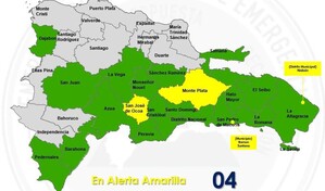 COE reduce a cuatro puntos las alertas amarillas, pero pronostica fuertes lluvias para esta tarde