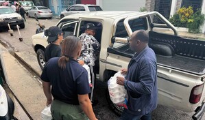Dasac lleva alimentos a familias afectadas por las inundaciones en varias provincias