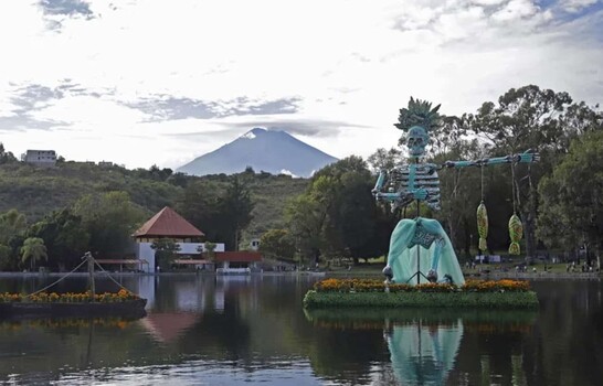 D&iacute;a de Muertos en Atlixco: el Valle de Catrinas atrae a visitantes