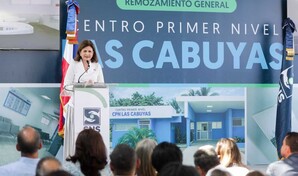 El Gobierno entrega remozado Centro de Primer Nivel Las Cabuyas en La Vega