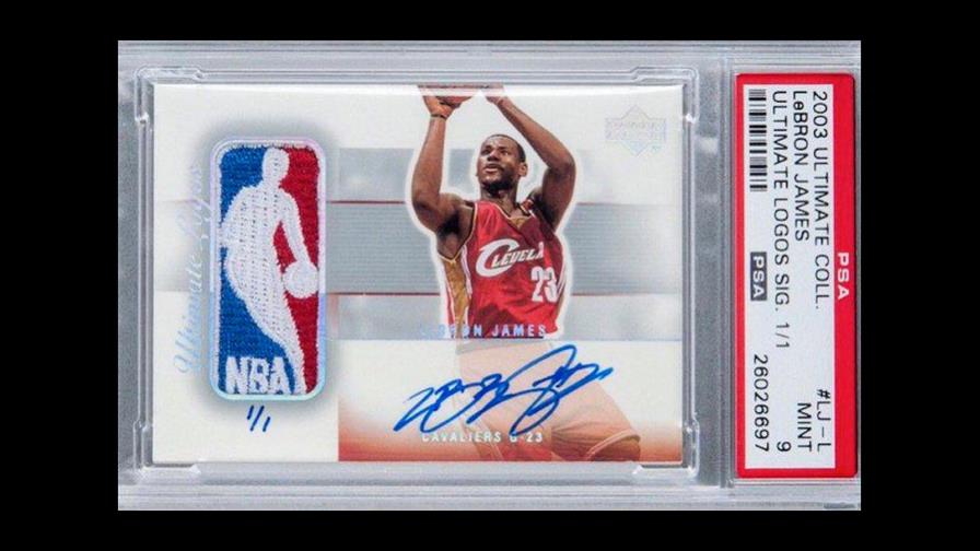 Cromo de novato de LeBron James podría batir marca en próxima subasta Cromo de novato de LeBron James podría batir marca en próxima subasta