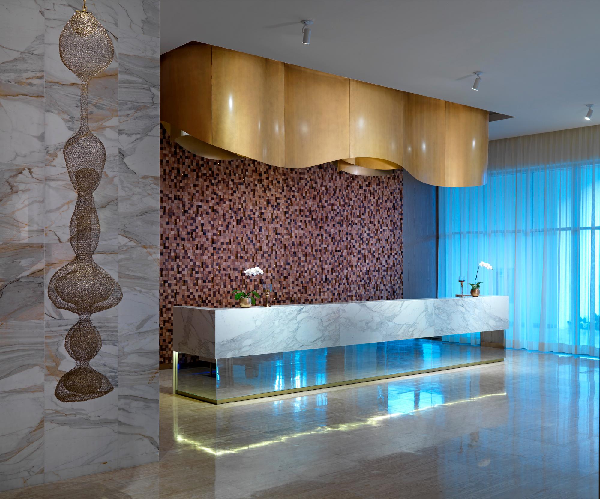 Recepción del Grand Reserve at Paradisus Palma Real.