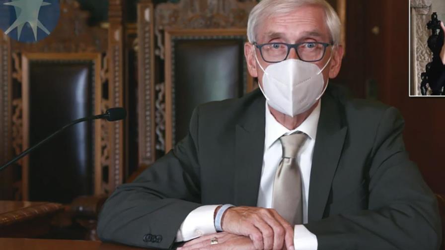 Gobernador de Wisconsin emite nueva orden sobre mascarillas