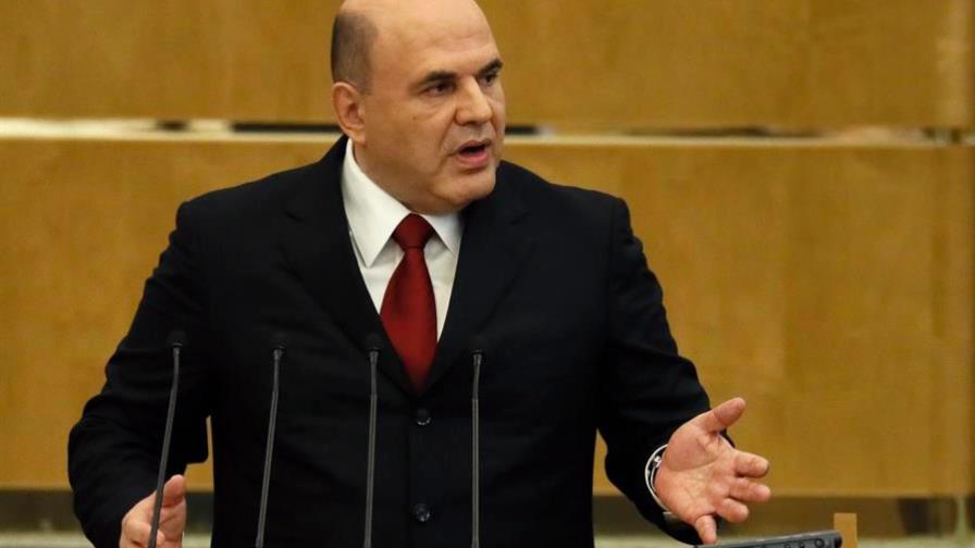 Mishustin presume de que cifras de Rusia son mejores que en EE.UU. y Brasil