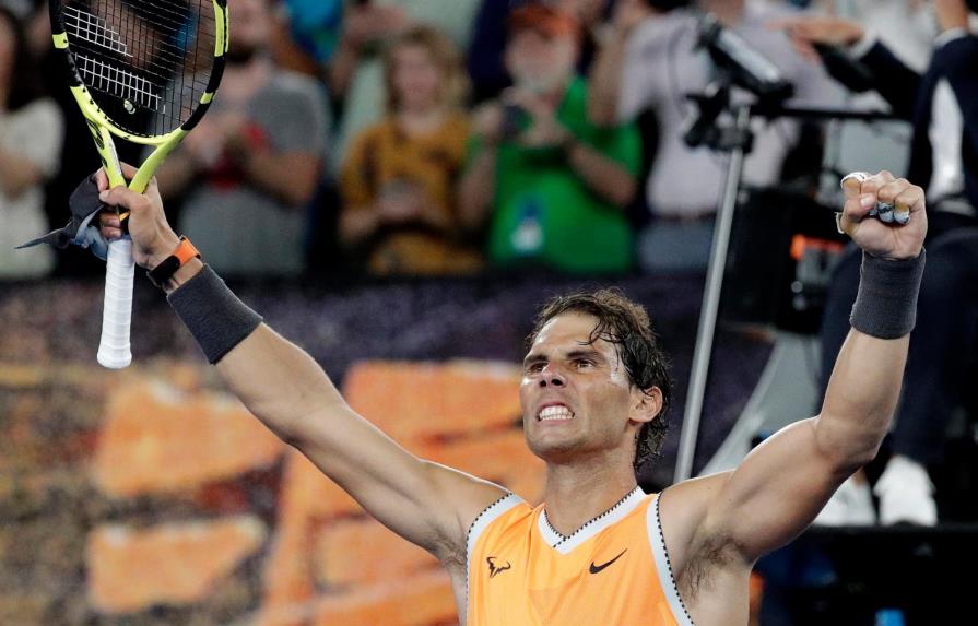Rafael Nadal en forma y en semis en Australia