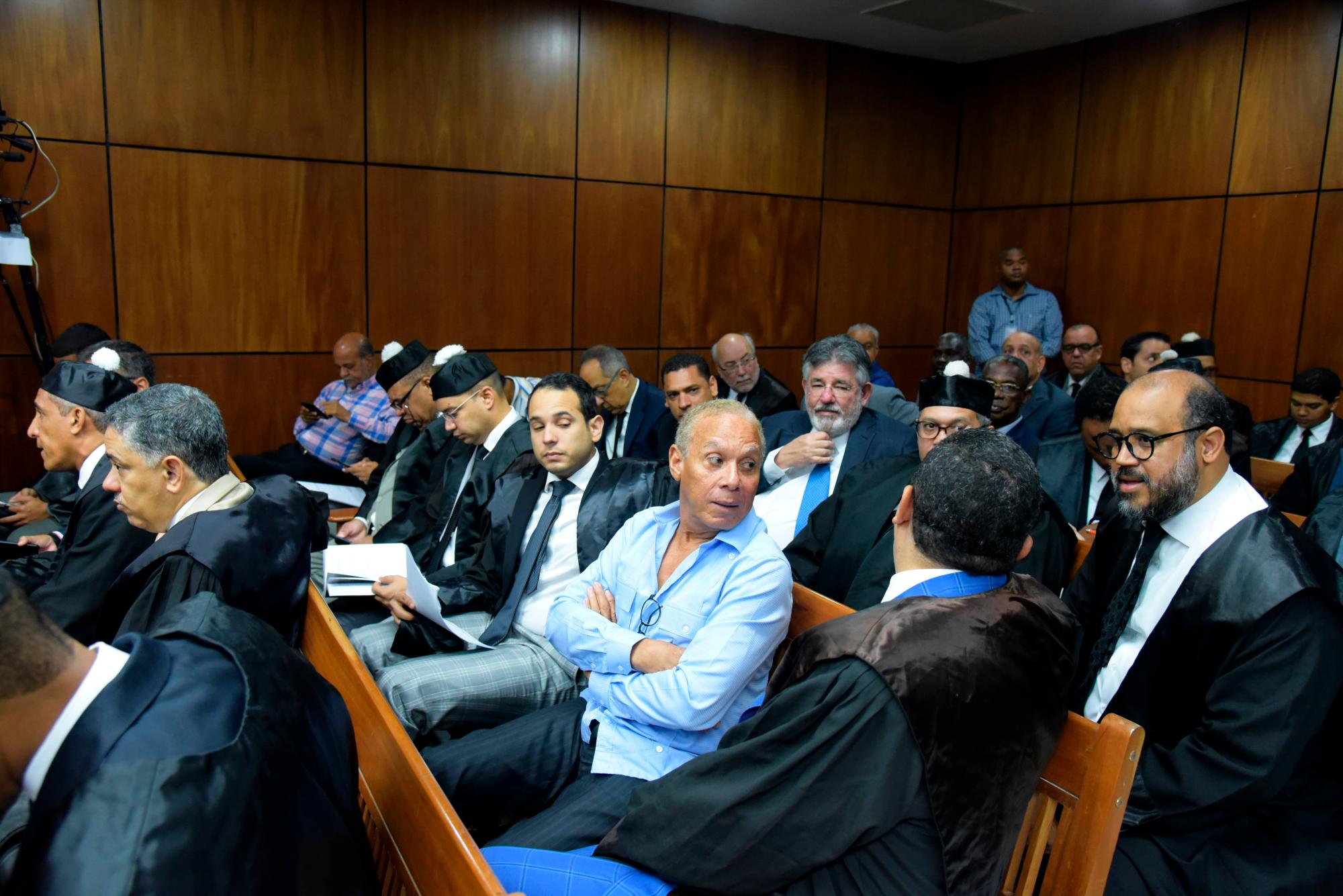 Imputados del caso Odebrecht durante la audiencia preliminar