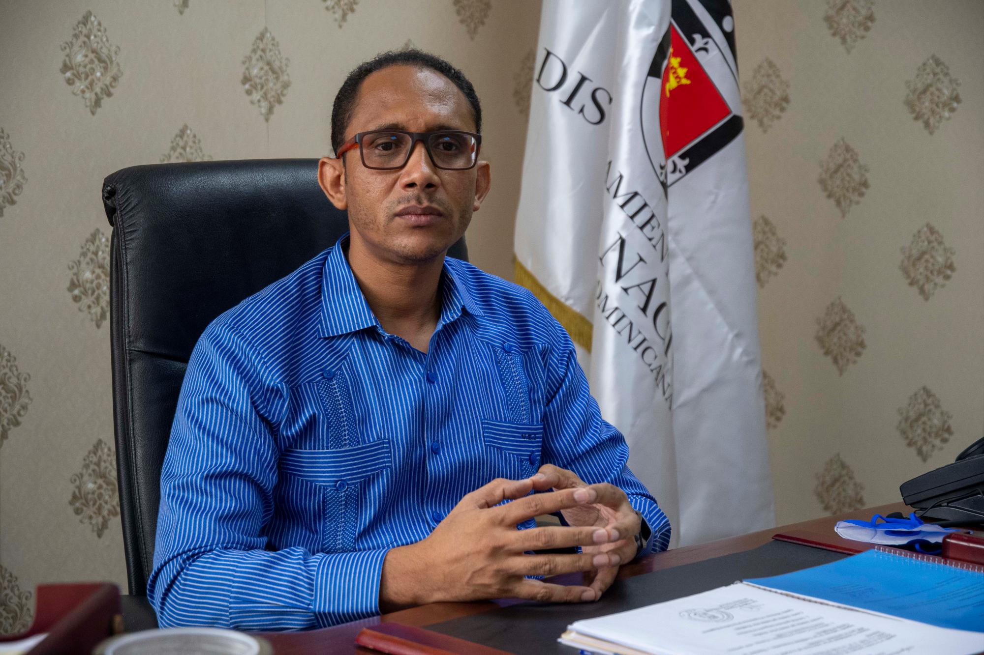 Víctor Ogando, presidente del Concejo de Regidores del Distrito Nacional.  