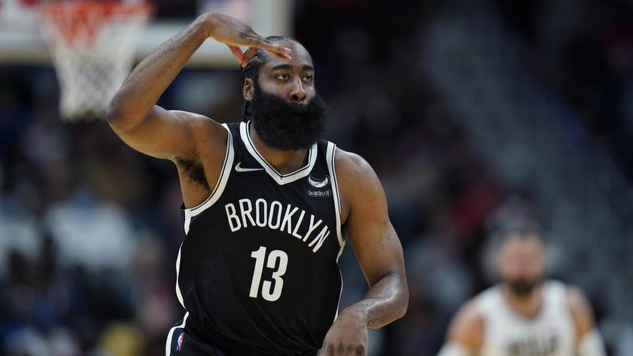 Harden anota 39 y Nets doblegan a Pelicans Harden anota 39 y Nets doblegan a Pelicans