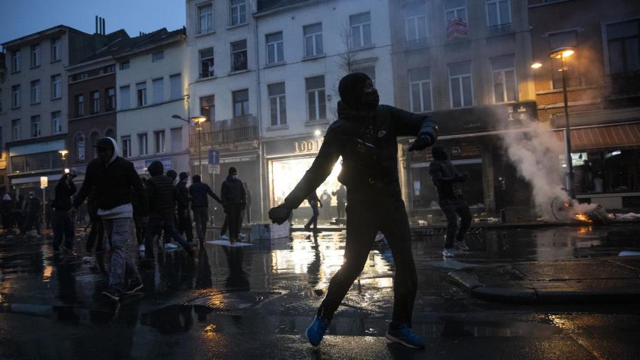 Bruselas: 4 detenidos en protesta por muerte de joven negro