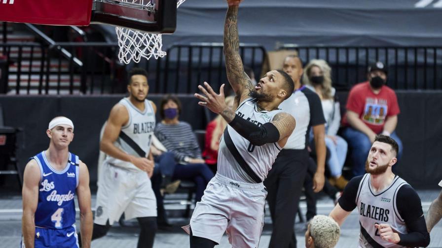 Blazers logran ventaja clave al derrotar 106-101 a Lakers