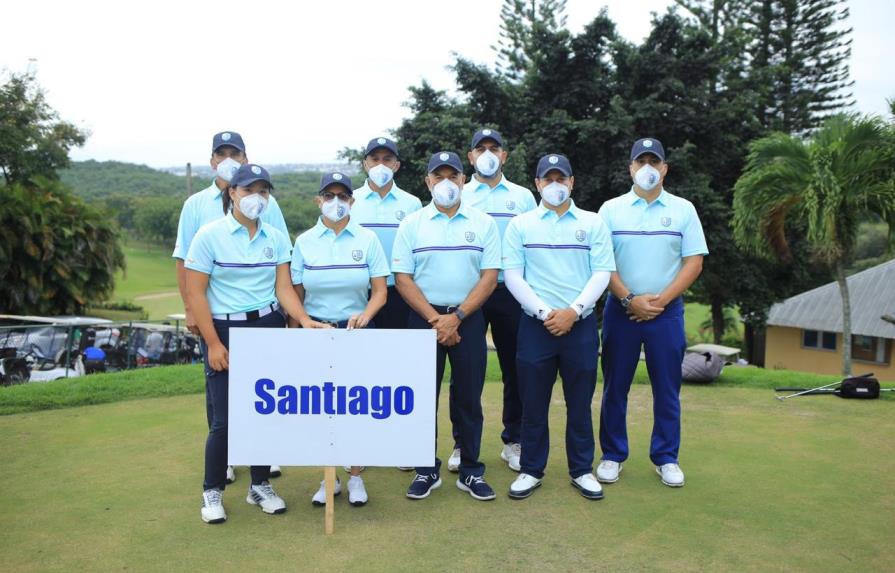 Santiago se coronó en el torneo de golf de las asociaciones, organizado por Fedogolf