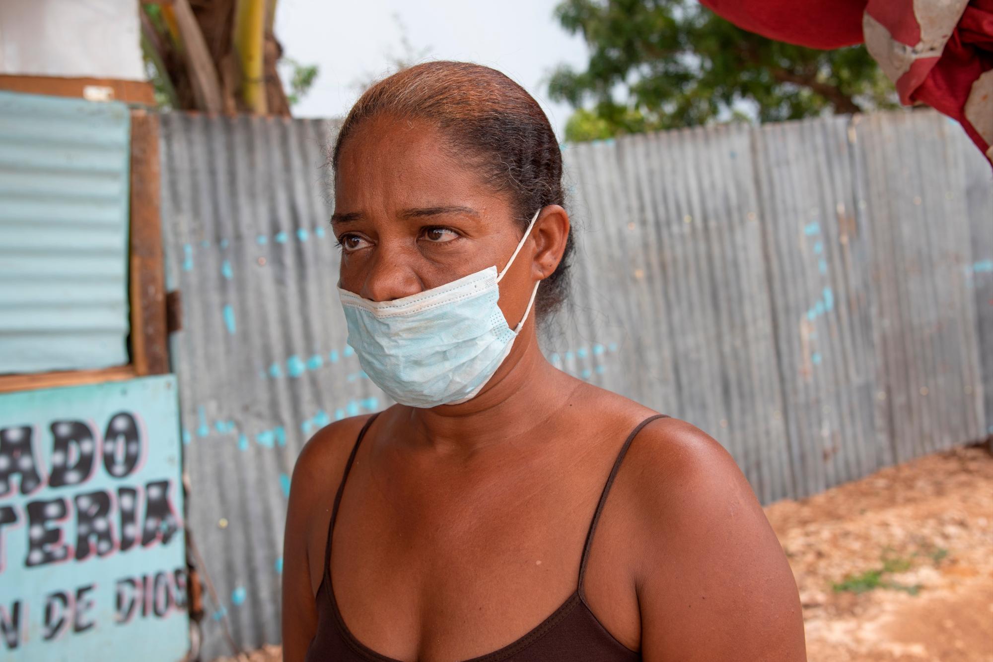 Francisca Vargas, una de las amenazadas de desalojo.