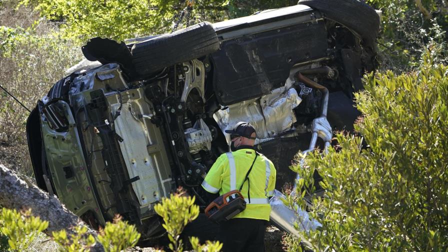 Detectives encuentran causa del accidente de Woods