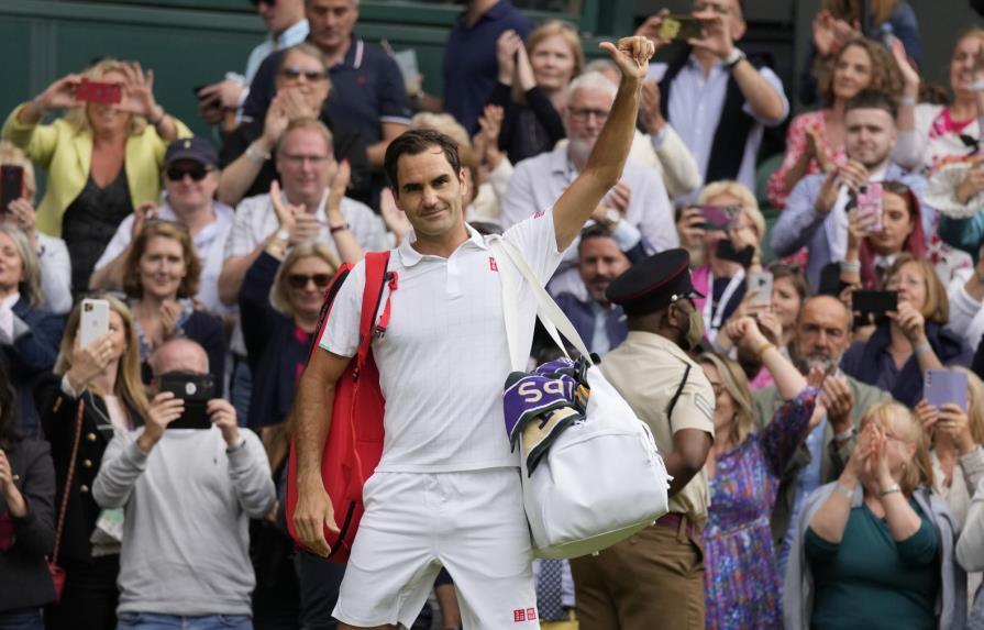 Federer dice adiós en los cuartos de final de Wimbledon