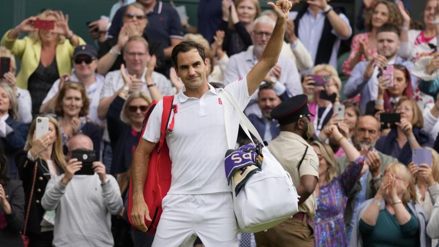 Federer dice adiós en los cuartos de final de Wimbledon