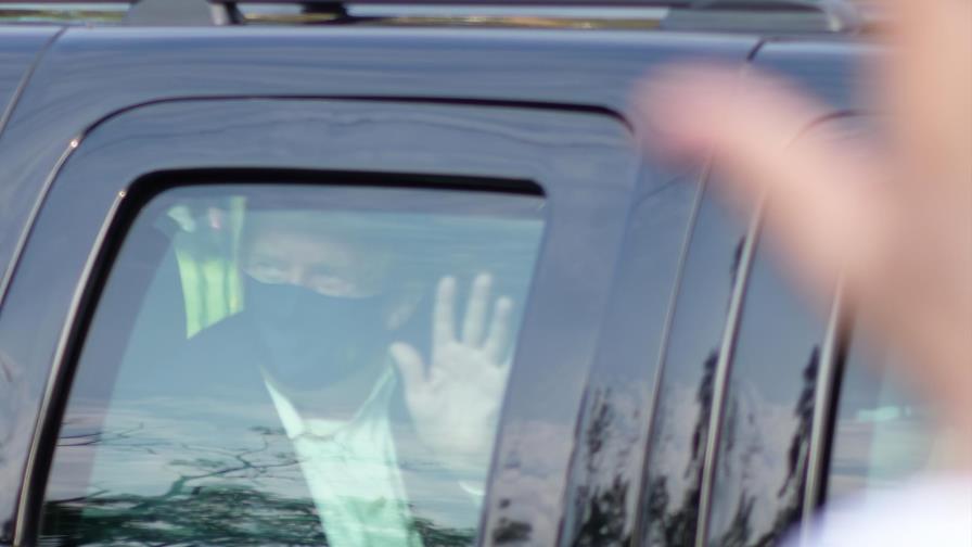 Trump dice que saldrá del hospital esta tarde