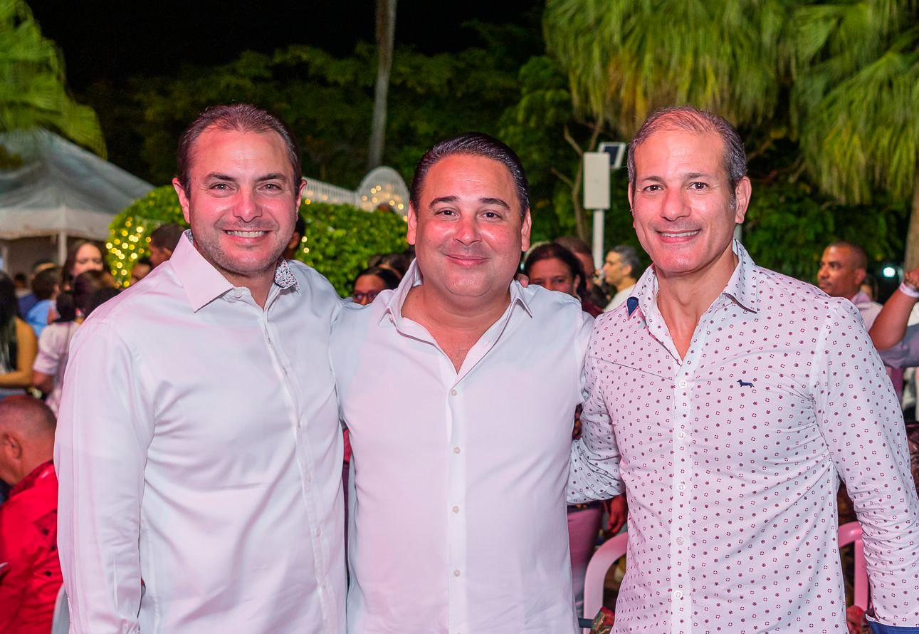 Walter Shall, Oplinio Alvarez y Carlos Cueto.