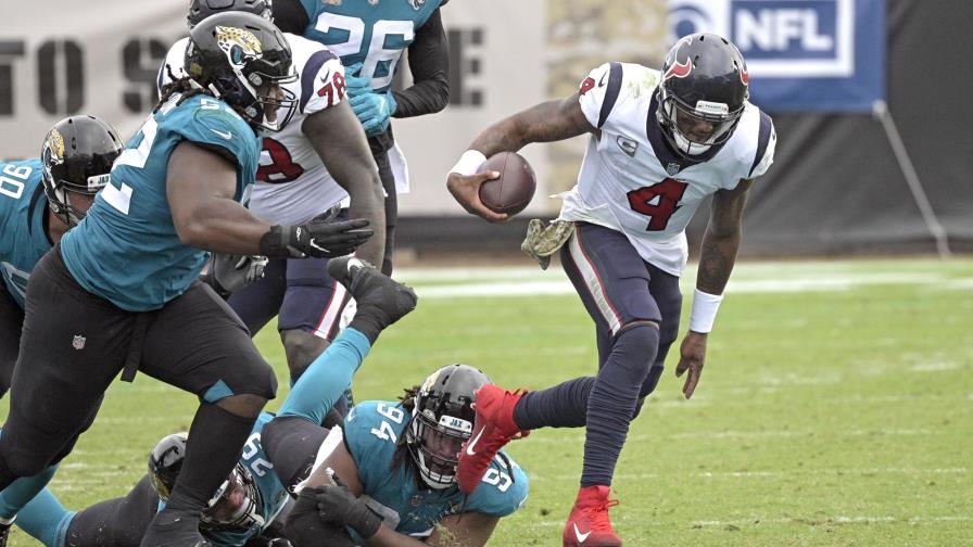 Texans vencen a Jaguars, 7ma derrota seguida de Jacksonville