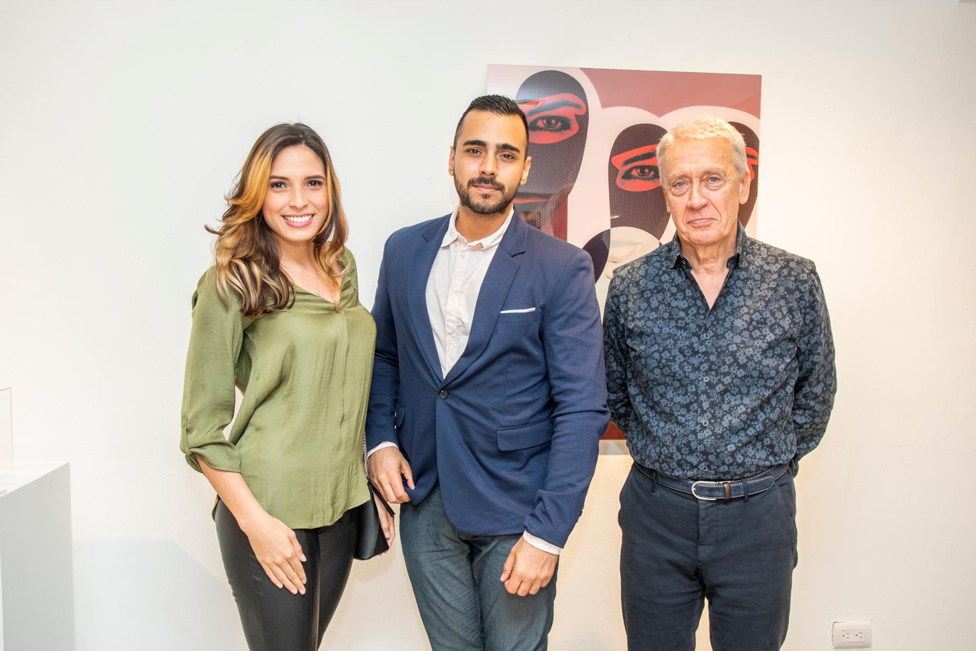 Paola Milano, Jonathan Planas y Fernando Varela.