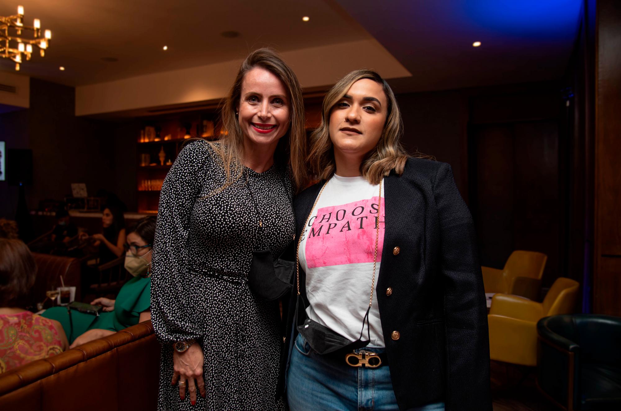 Franny Barrios e Ingrid Reynoso.