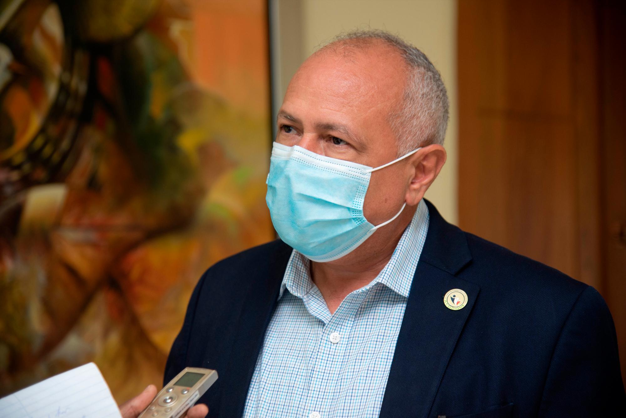 Robert Arias, presidente de la comisión que estudia el proyecto de relleno sanitario