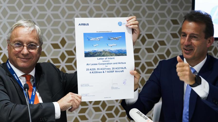 Airbus pacta venta de 111 aeronaves a Air Lease Corporation