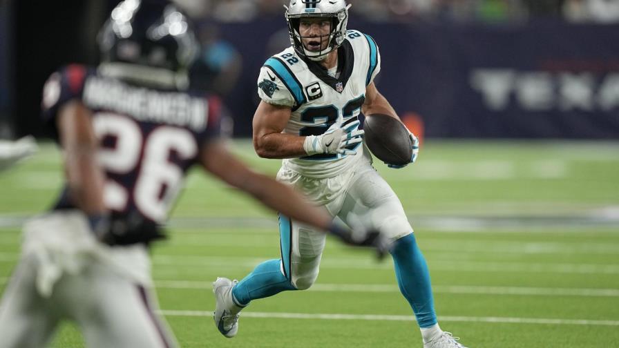 Panthers descartan a McCaffrey para duelo ante Vikings