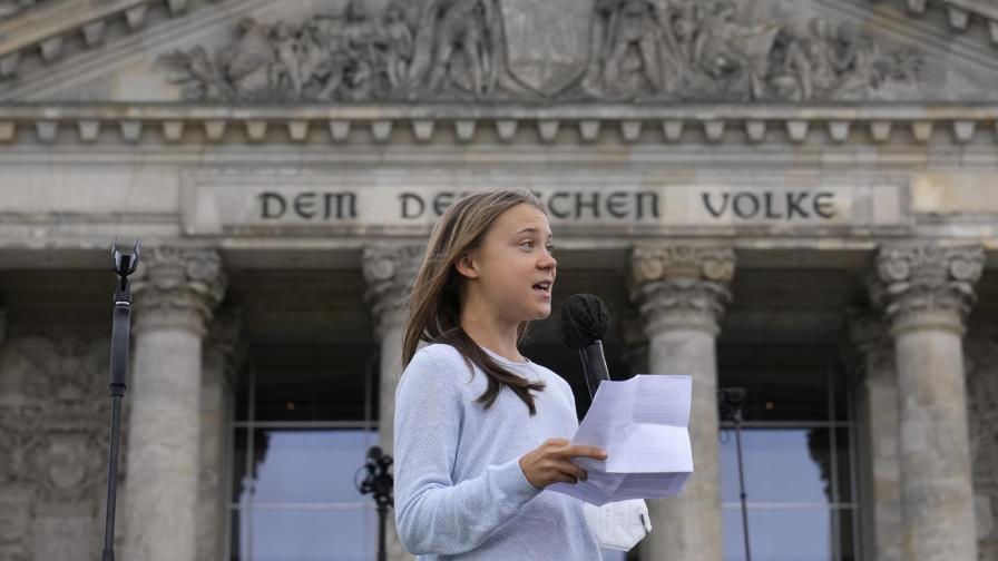 Greta Thunberg se une a protestas contra el cambio climático