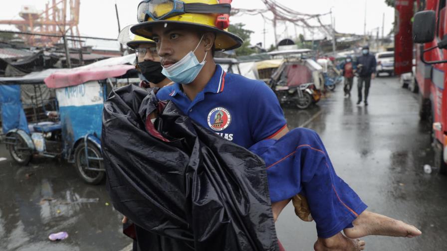 10 muertos por impacto de supertifón en Filipinas